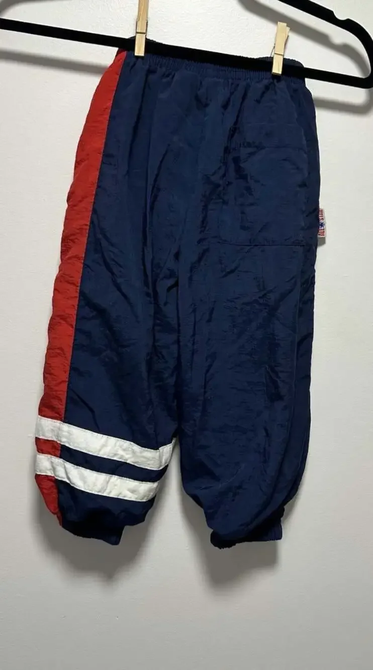 Vintage Toddler Converse All Star Track Pants Blue And Red And White Size 3T